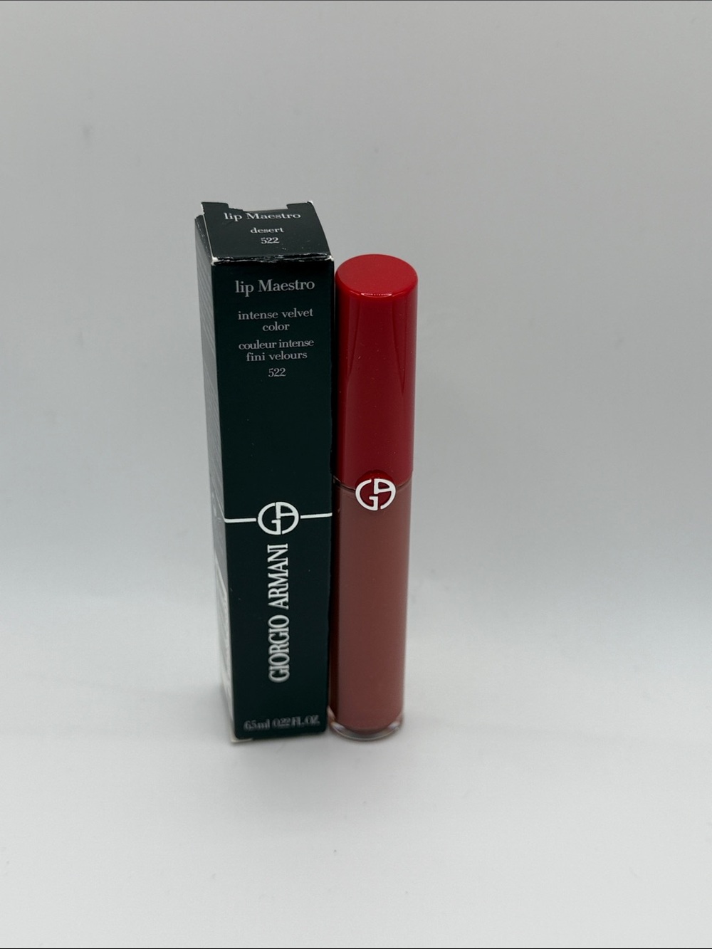 Giorgio Armani Lip Maestro Intense Velvet Color - desert 522 brand new in box